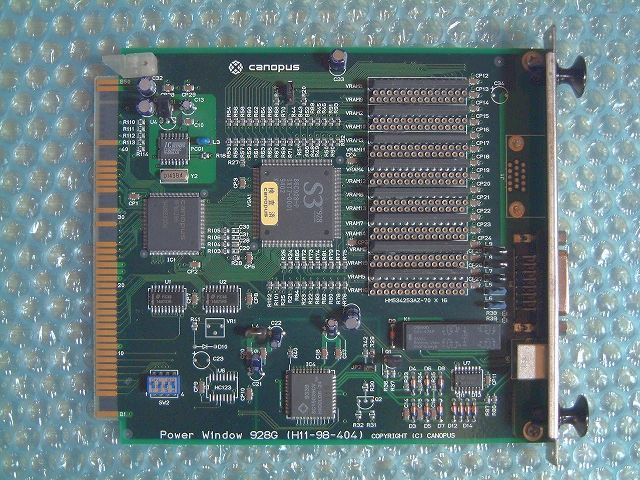 Cバス用グラフィックボード、PowerWindow 928G（Canopus） 中古Cバス