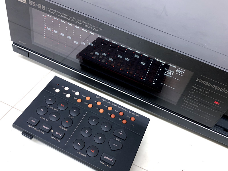 サンスイ グラフィックイコライザー SE-88 Sansui SANSUI リモコン RS