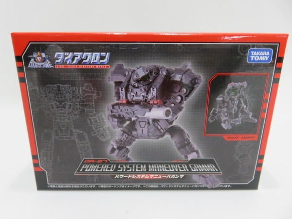 066 k0090 タカラトミー ダイアクロン DA-27 パワードシステム マニューバガンマ 未開封品①