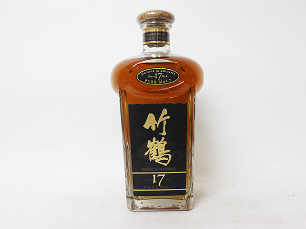 ピュアモルト 竹鶴 17年 ニッカ ウイスキー 700ml 旧ラベル ニッカ