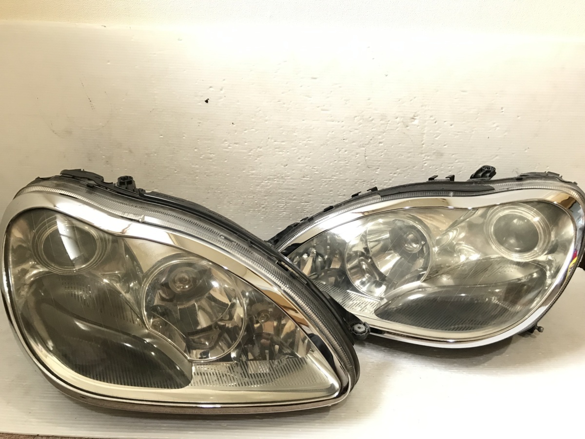 w220 Sクラス ベンツ ヘッド HID ライトの通販 ヘッドライトの中古品 