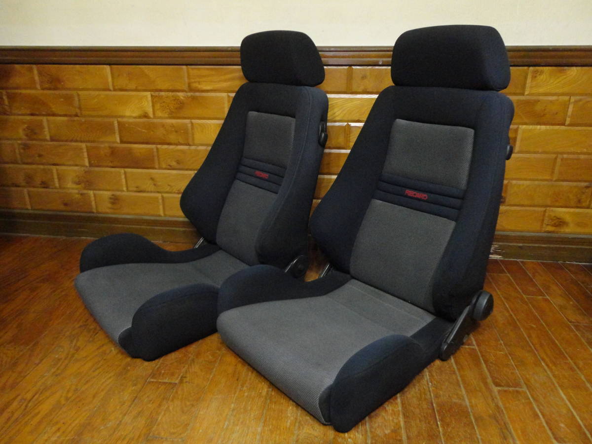 レカロ ☆RECARO LX-S ブラック×グレー 左右セット RECARO LX-M ブラック