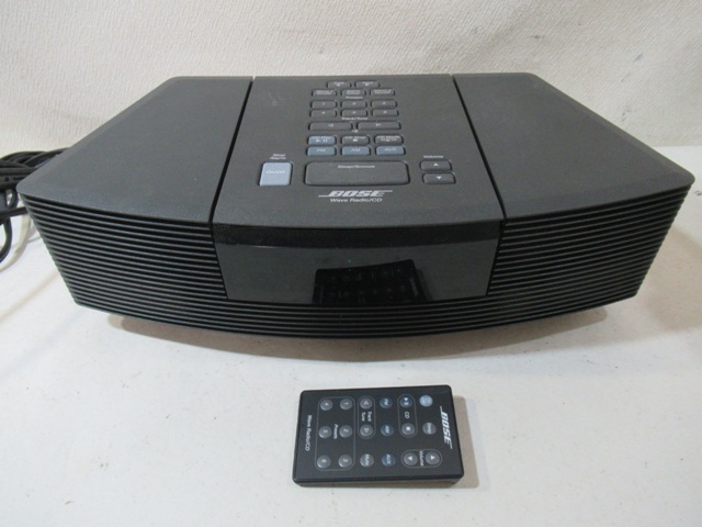 □BOSE AWRC0G Wave Radio ブラック ラジオ CDプレーヤー リモコン付き