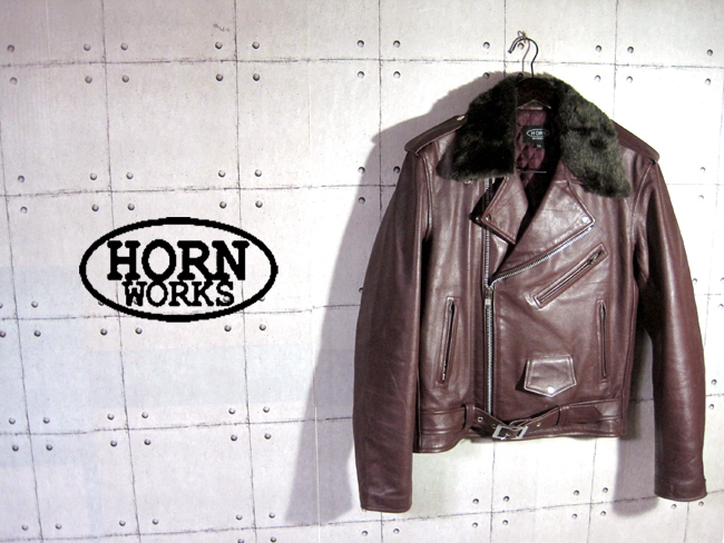 通販 Horn works a-2ジャケット Horn Works 本革 A-2フライト