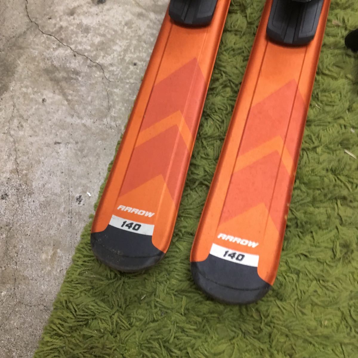 KASTLE TECSPEED 036 スキーセット 140センチ 靴25センチ KASTLE