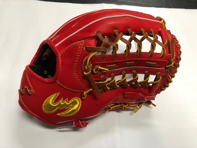 ジームス　限定モデル　軟式外野手用　湯もみ型付け済み　ＳＶ514ＧＧＮ　定価27，000円　未使用品