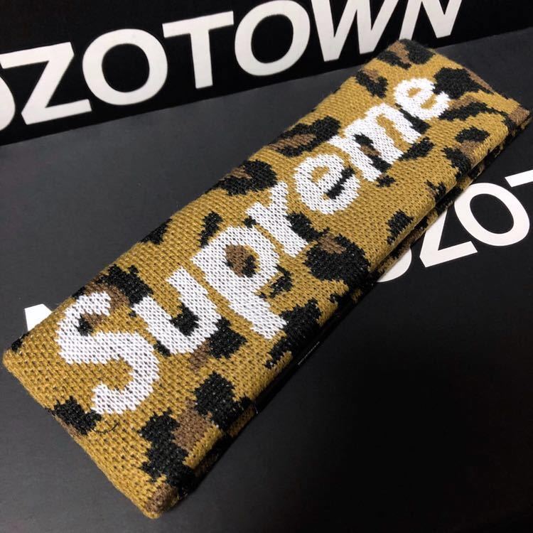 未使用 シュプリーム ヘアバンド Supreme NewEra 18aw Big Logo