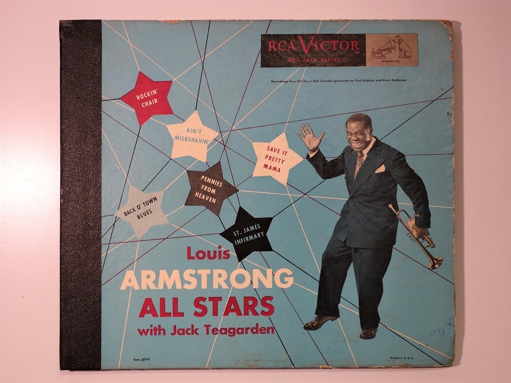 Louis Armstrong （ルイ・アームストロング） 直筆サイン Louis The RCA Yahoo!オークション 「ルイ アームストロング」SP盤