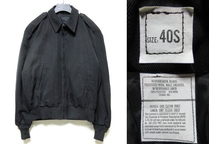 新作，100%新品 デッドU.S.ARMYミリタリーSIDRANブルゾンLブラック黒ウインドブレーカーUSAFスイングトップ米軍MA1フライトジャケット軍物ビンテージ40(Lサイズ)｜売買されたオークション情報、yahooの商品情報 ジャンパー、ブルゾン一般