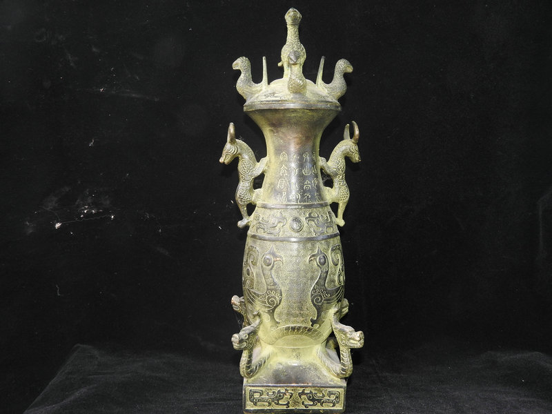限定セール，格安 極上珍品 銅製 雙羊五鳥龍鳳尊 置物 賞物 年代物(銅製)｜売買されたオークション情報、yahooの商品情報をアーカイブ公開 - オークファン その他