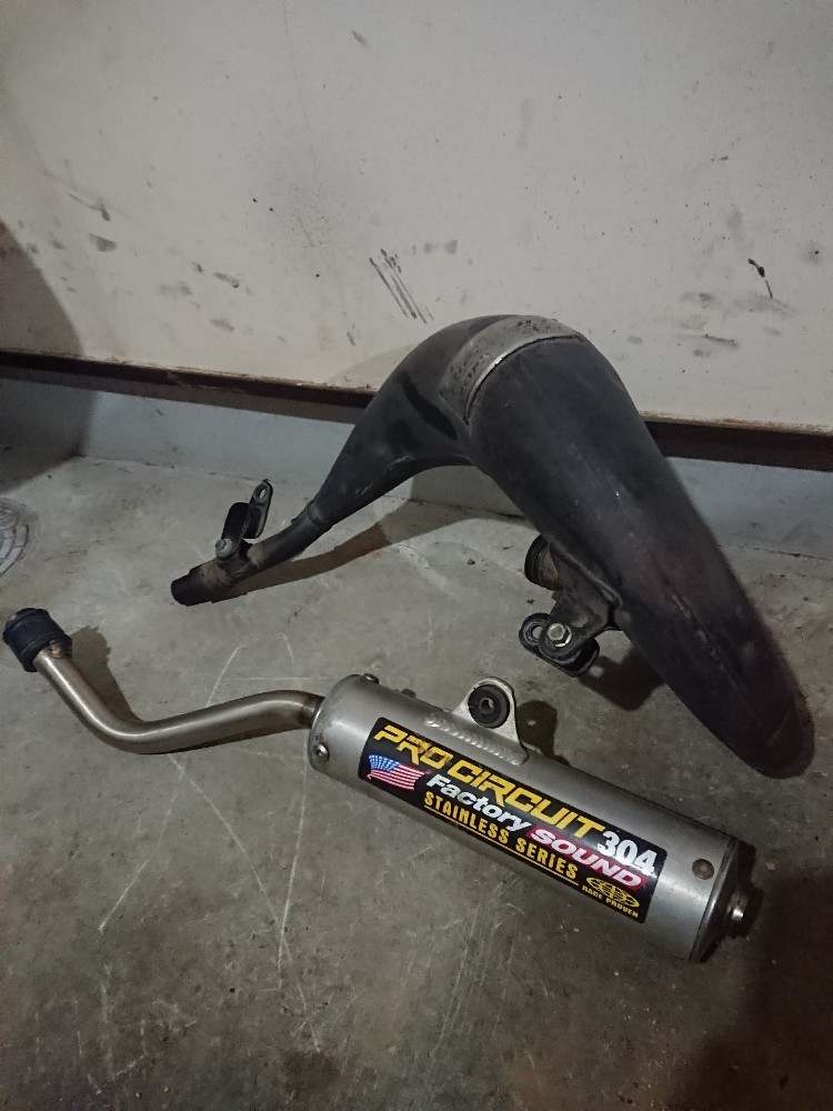 KX65 R-304 Silencer Kawasaki - Circuit Pro マフラー CIRCUIT PRO 美