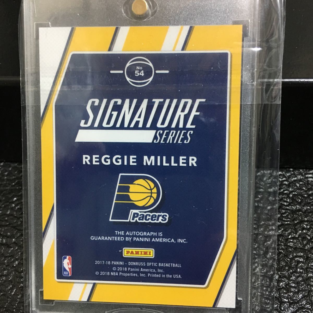 PANINI2017-18 DONRUSS OPTIC REGGIE MILLER AUTO SP ペイサーズ