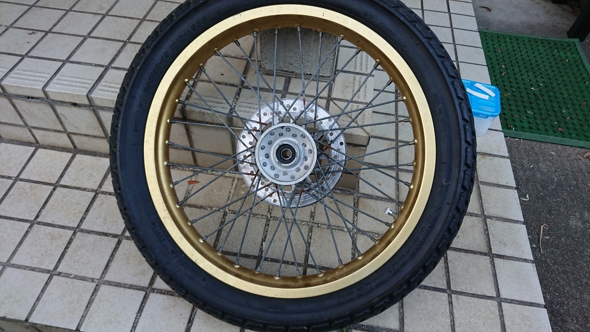 ヤマハ 1KH フロントホイール セロー -セロー225 タイヤの中古品・新品