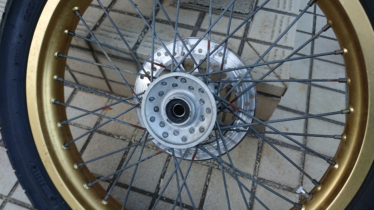 ヤマハ 1KH フロントホイール セロー -セロー225 タイヤの中古品・新品