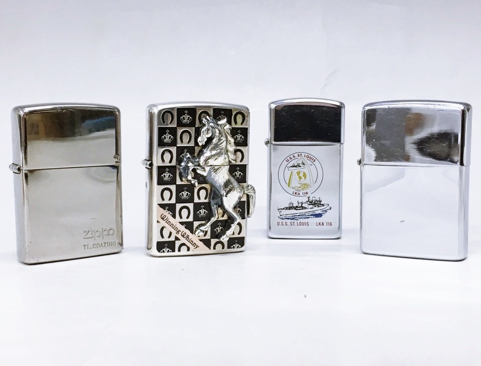 お買い得，定番人気 Zippo ジッポ まとめて4点 ライター オイルライター 喫煙道具 喫煙グッズ シンプル 馬 ウマ Winning Whinny(Zippo)｜売買されたオークション情報、yahooの商品情報をアーカイブ公開 - オークファン Zippo