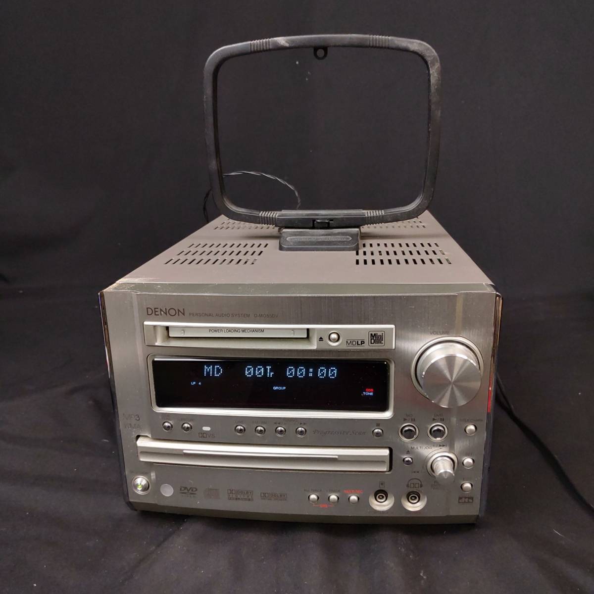 B09m02W DENON MD/CD/DVDコンポ D-MG55DV デノン AM/FMラジオ 音楽再生機器 プレーヤー(MDコンポ)｜売買 ...