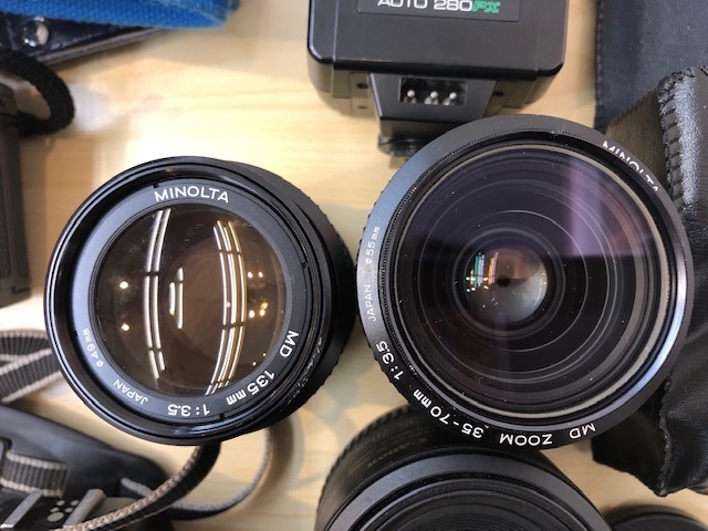 【5505】Minolta X-700/Minolta AUTO 280PX/キャノンESO 750QD レンズ3