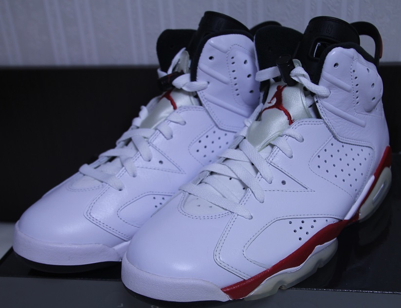 安い，定番人気 NIKE AIR JORDAN 6 RETRO WHITE VARSITY RED ナイキ エアジョーダン スラムダンク 桜木花道 384664-102 28.5cm(28.5cm)｜売買されたオークション情報、yahooの商品情報をアーカイブ公開 - オークファン 28.5cm