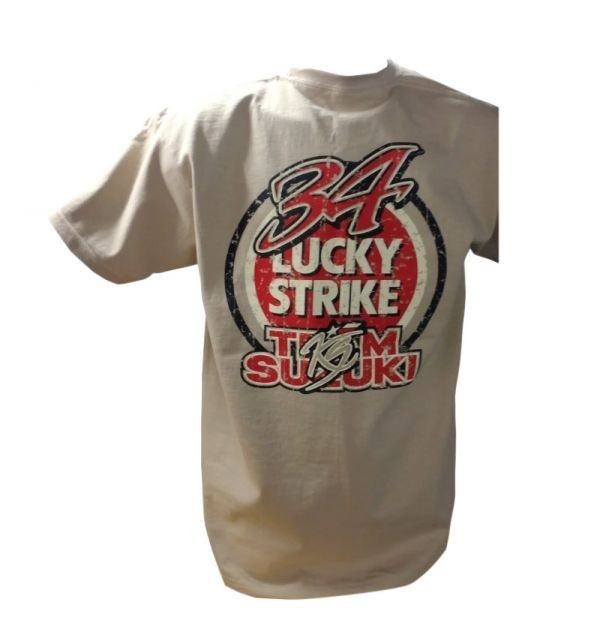 Lucky Strike Kevin Schwantz Retro Logo Design Tシャツ Mサイズ_2