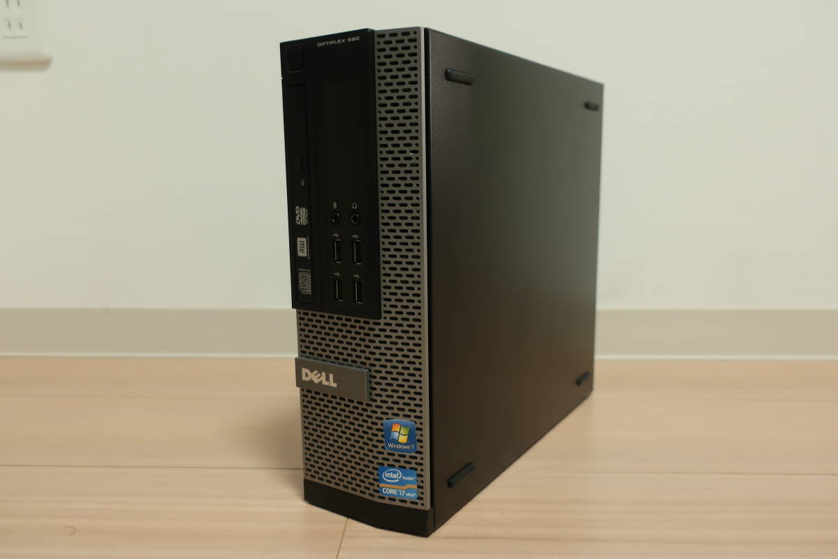 DELL OptiPlex 990 SFF Core i7-2600 最大3.40GHz 8GB RAM 高速 SSD