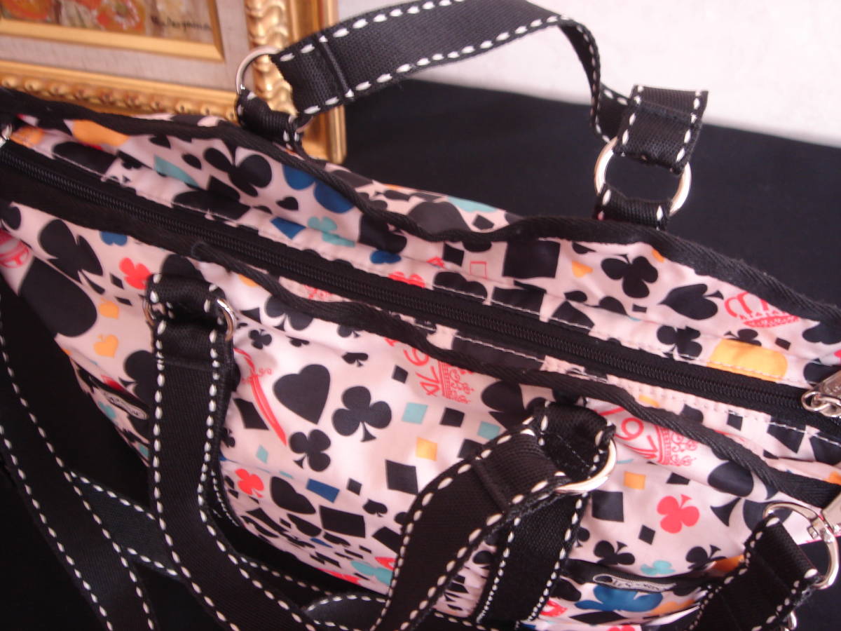 ☆LeSportsac レスポートサック 2014年40周年記念！トランプ柄 バッグ 