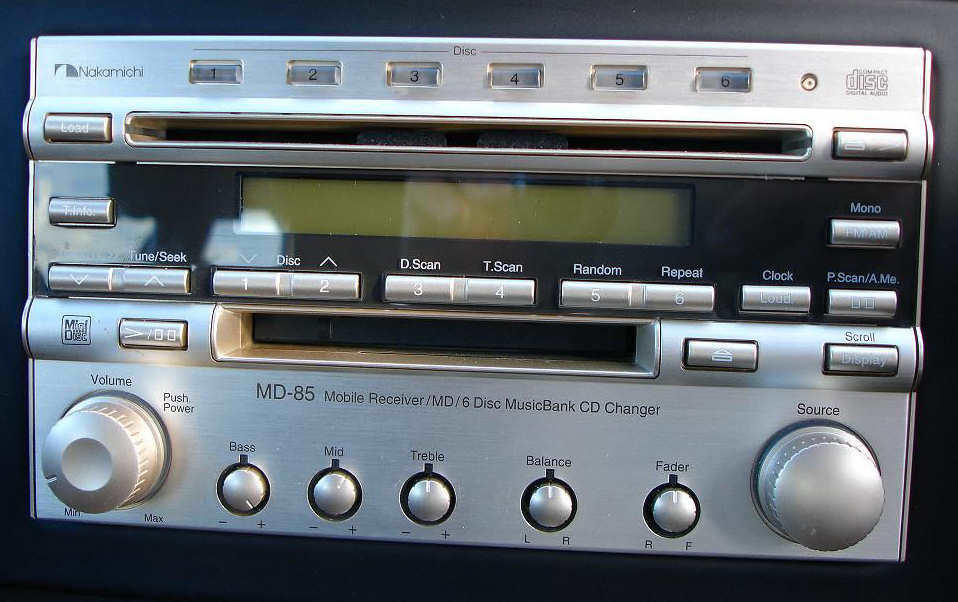 希少】ナカミチ Nakamichi MD-85 6連奏CDチェンジャー&MD