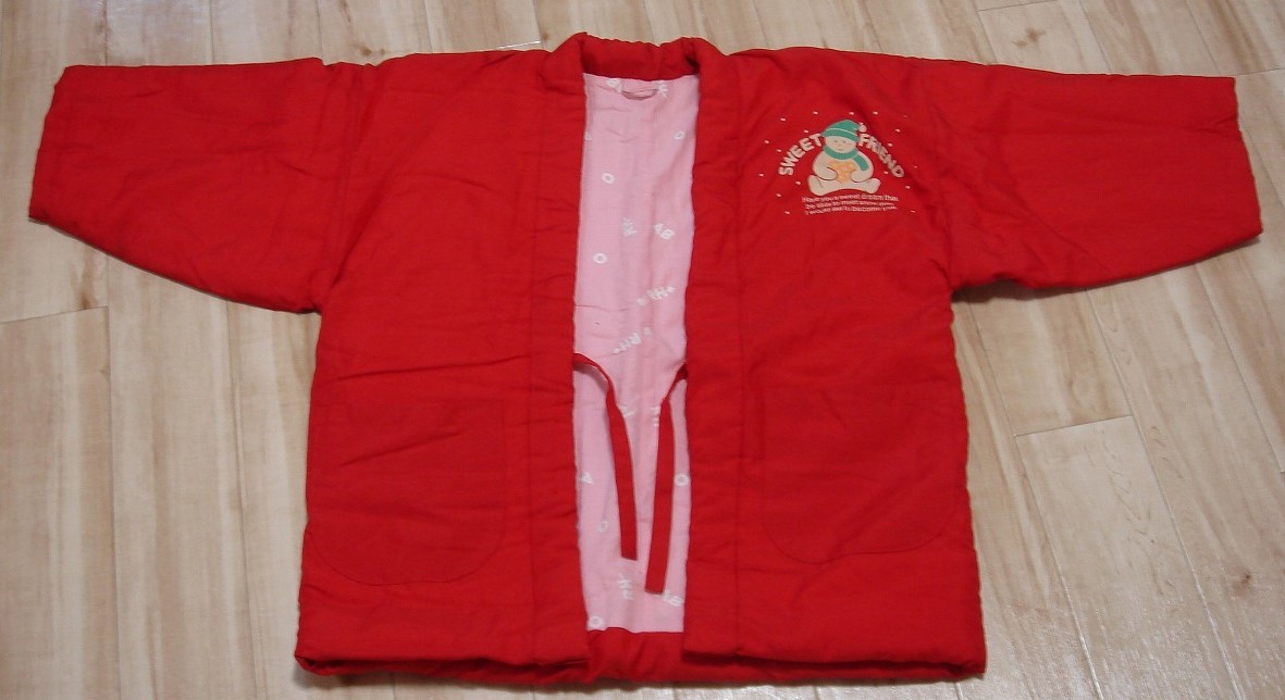 女の子用 赤色 ハンテン 昭和レトロ ちゃんちゃんこ はんてん どてら 子供用 かわいい 雪だるま イラスト 子ども服 女の子用 売買されたオークション情報 Yahooの商品情報をアーカイブ公開 オークファン Aucfan Com