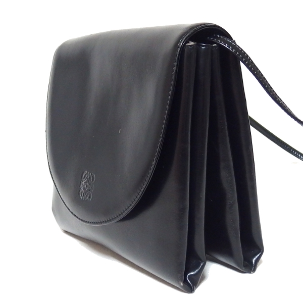 LOEWE アナグラム ロエベ ショルダーバッグ レザー ヴィンテージ 