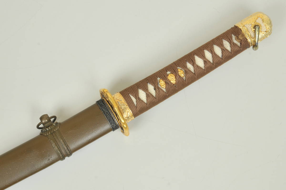 新品，安い 九八式軍刀 日本陸軍 鉄鞘 全長93cm／模造刀身／レプリカ品(個人装備)｜売買されたオークション情報、yahooの商品情報をアーカイブ公開 - オークファン その他