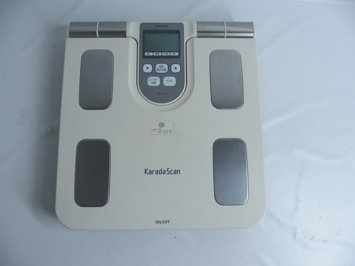 OMRON オムロン HBF-370 カラダスキャン Karada Scan 体重計 体脂肪計 f001(体重計)｜売買されたオークション情報