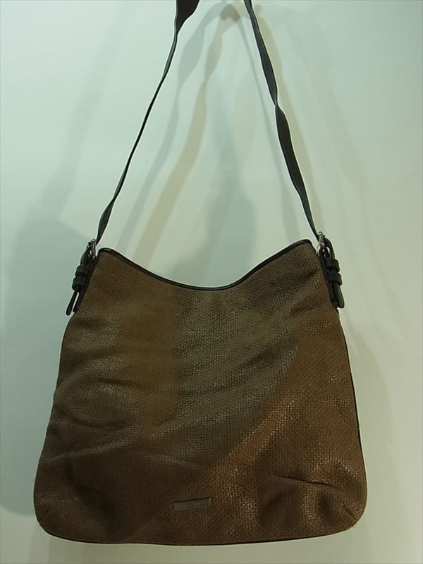  GIORGIO ARMANI ジョルジオアルマーニ リネンコーティング レザー切替 ショルダーバッグ イタリア製 本物 R 0121/0122 ae 036805(男性用)｜売買されたオークション情報、yahooの商品情報をアーカイブ公 男性用