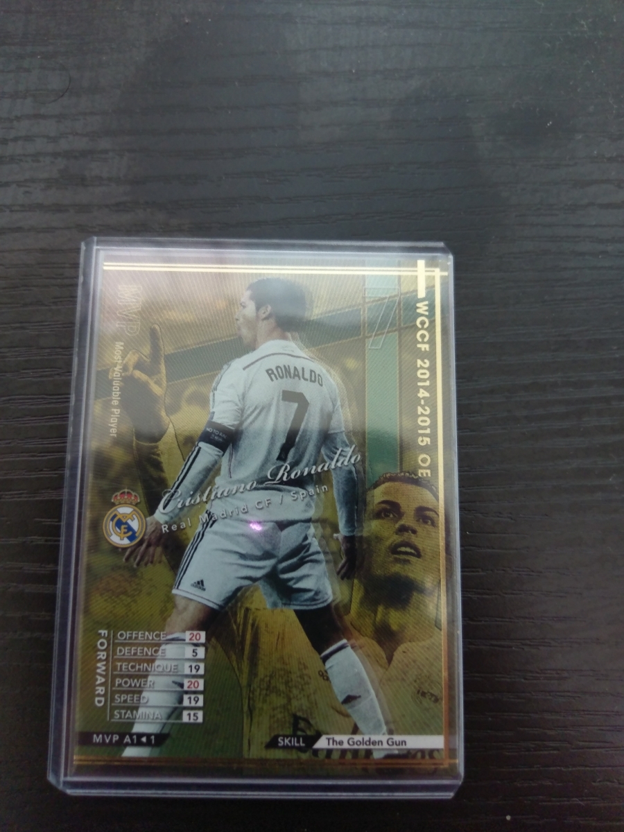 wccf 14-15 OE MVP クリスティアーノ・ロナウド　★ゴールデンガン★