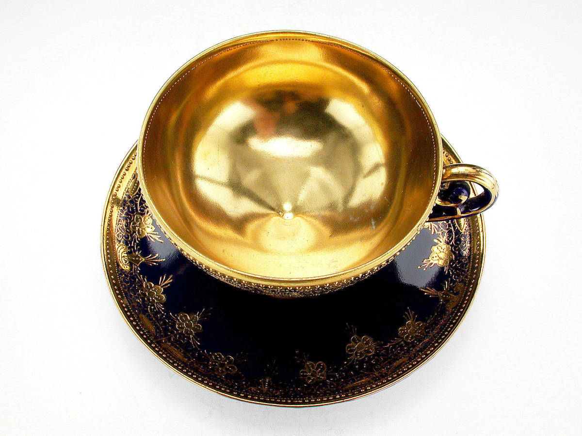 オールドノリタケ 金盛藍線帯華装飾紋 メイプルリーフ印 オールドノリタケ銘品!! ペディスタル キャビネットカップ コバルト 金盛上藍帯連鎖装飾紋 新作，HOT （024）オールドノリタケ 公式通販 オールドノリタケ銘品金盛上藍帯連鎖装飾紋カップ＆ソーサー＆プレート オールドノリタケ・金盛上藍ロココ様式華装飾 カップアンド ノリタケ オールド