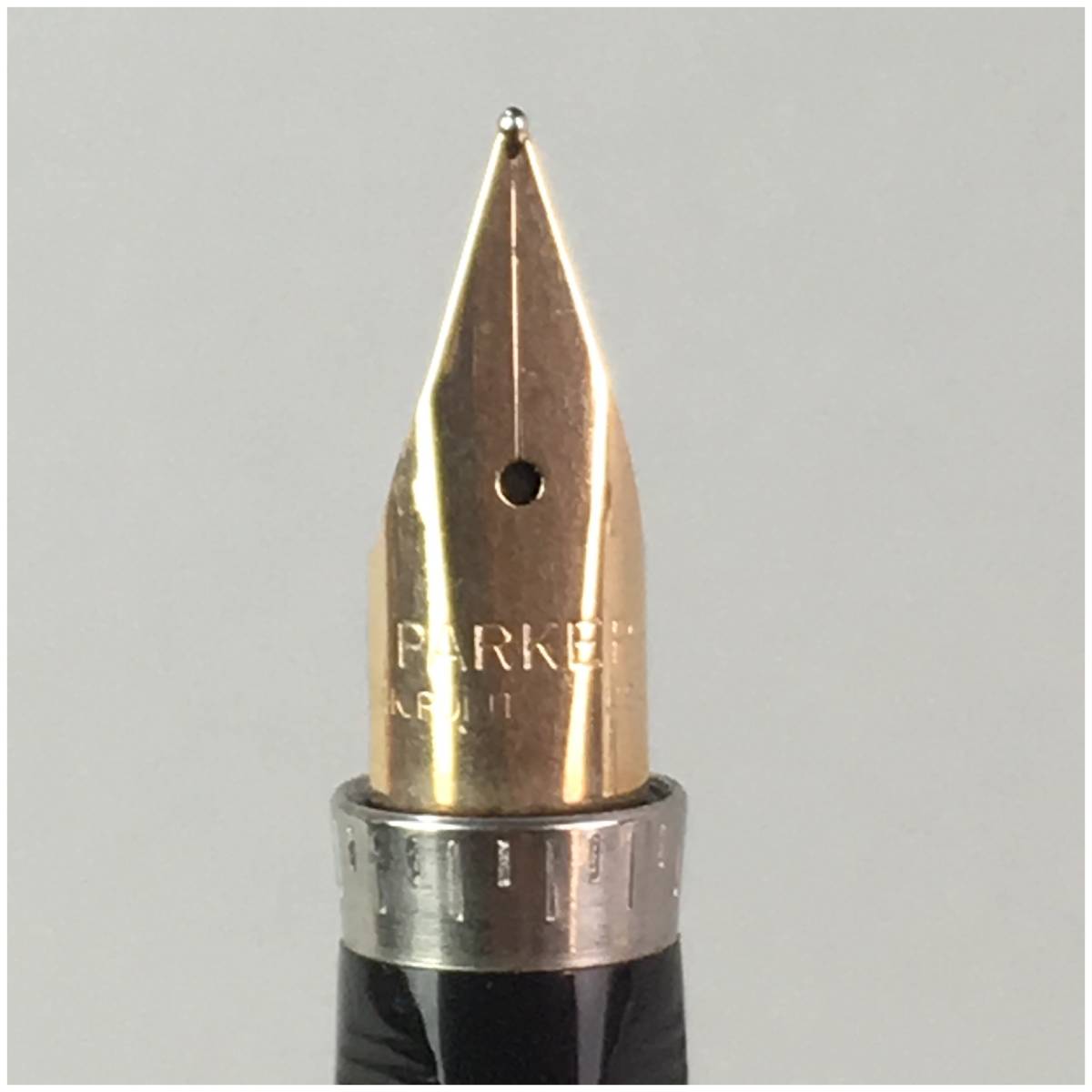 PARKER パーカー　スターリングシルバー 銀製 14Kペン先 万年筆 ケース レトロ