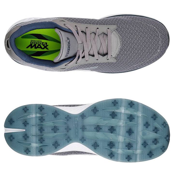 日本仕様 SKECHERS FAIRWAY-LEAD #54517 GYNV グレーネイビー スパイクレスシューズ 26CM(26.0cm ...