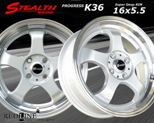 【豊富な，新作登場】 STEALTH Racing K36 16x5.5J 軽四用/ のスーパーディープ2段リム GOODYEAR LS2000 165/50R16 タイヤ付4本セット(ラジアルタイヤ)｜売買されたオークション情報、yahooの商品情報をアーカイブ公開 - オークフ 4穴