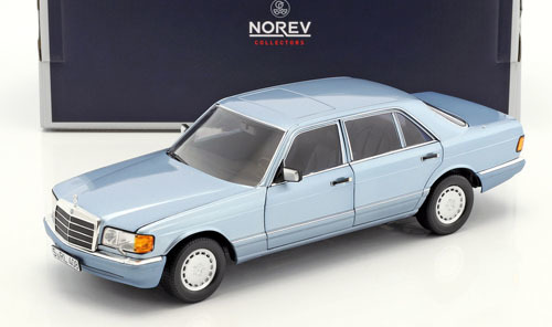 ノレブ 1/18 メルセデス ベンツ・560SEL W126 pearlblue 1991