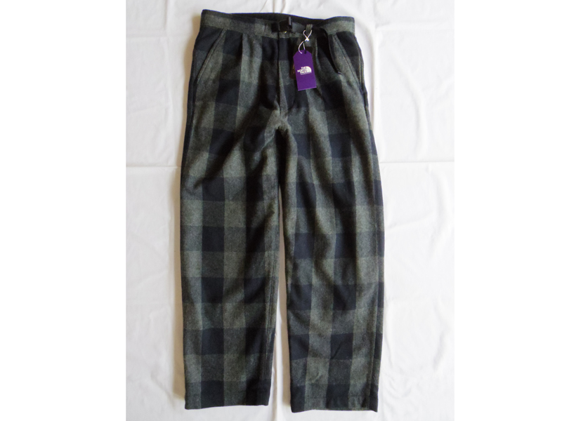 2018AW THE NORTH FACE PURPLE LABEL Wool Wide Field Pants サイズ34 ワイドパンツ☆ノースフェイスパープルナナミカ 