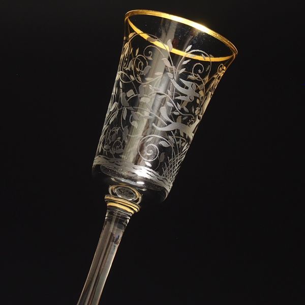 正規品，新品 アンティーク バカラ 金彩動物文エッチンググラス LEILA レイラ(クリスタルガラス)｜売買されたオークション情報、yahooの商品情報をアーカイブ公開 - オークファン クリスタルガラス