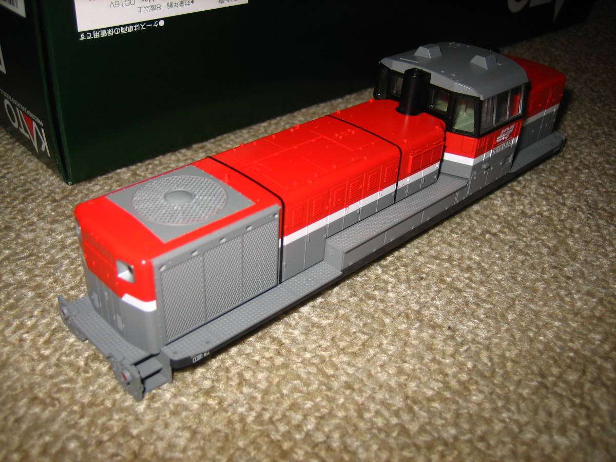 中古】KATO 1-705 (HO)DE10 JR貨物更新色 上回り ボディASSY・ランナー