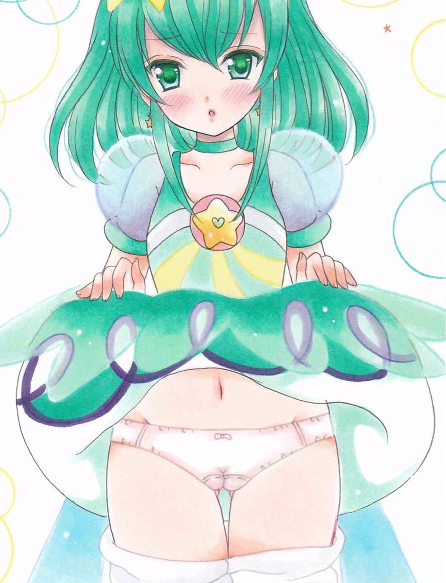 手描きイラスト＊スタートゥインクルプリキュア＊キュアミルキー＊ラフ