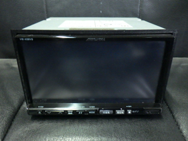 ALPINE VIE-X08VS HDDナビ 2014年 地図データ アルパイン ALPINE HDDナビ VIE-X08S HDD 地デジ 地図データ DVD再生