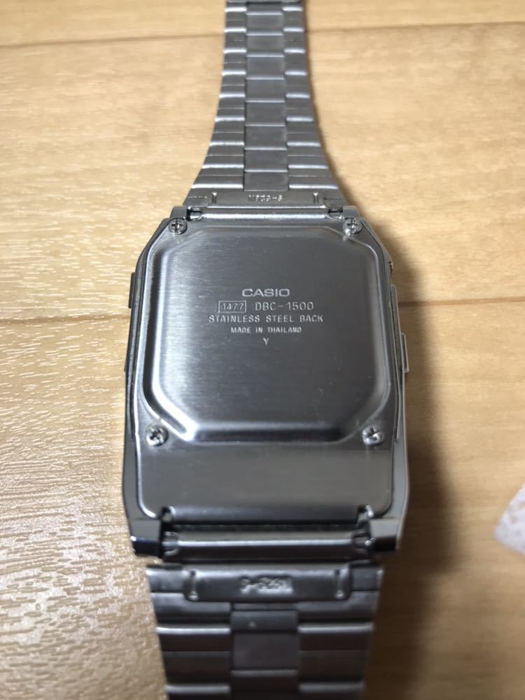 メンズ データバンク DBC-150 DATABANK 電池交換済 ベルト交換済 カシオ