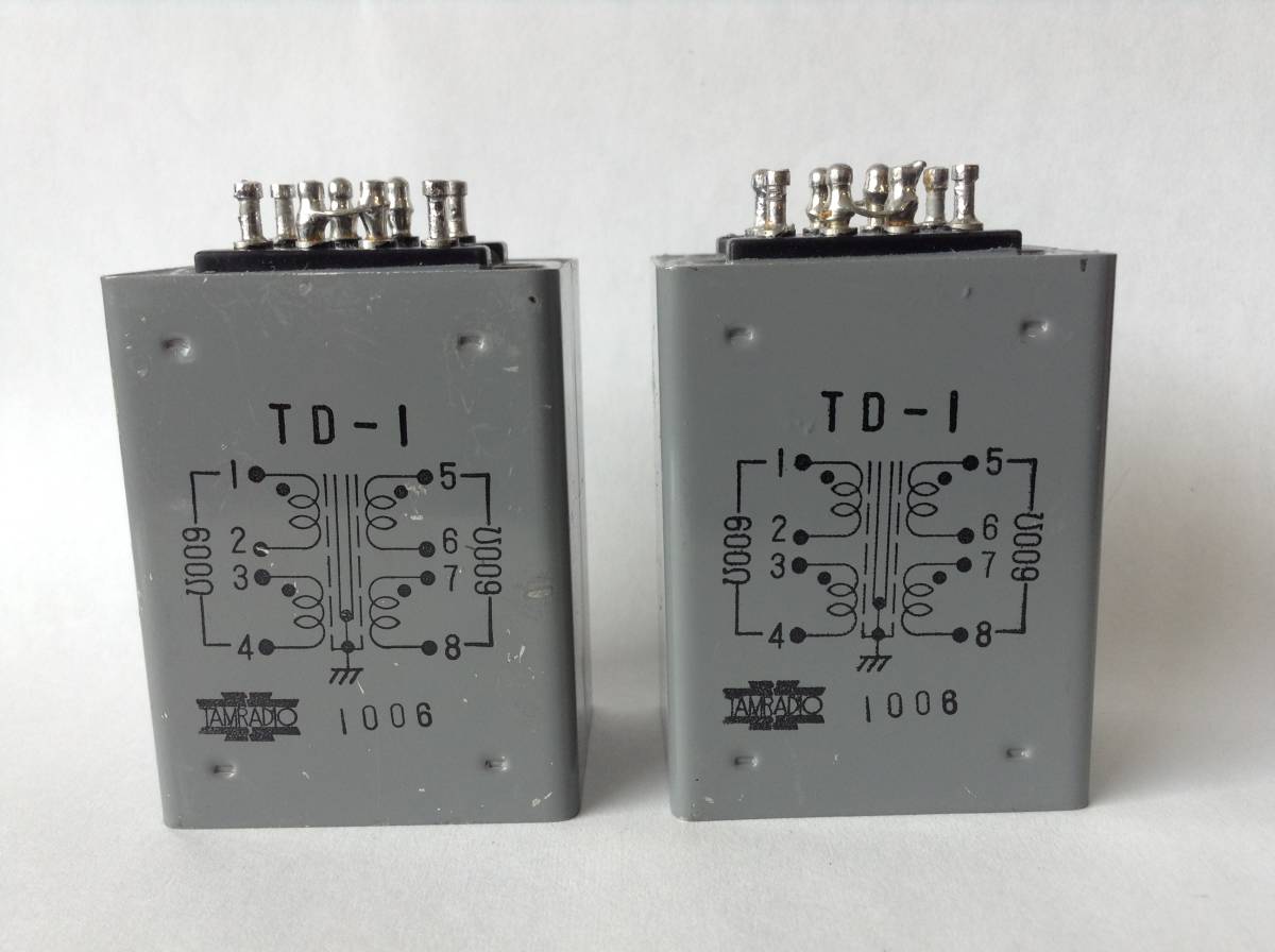タムラ TD-1 タムラ製作所製ライントランス(600ΩCT付き） 公式通販 
