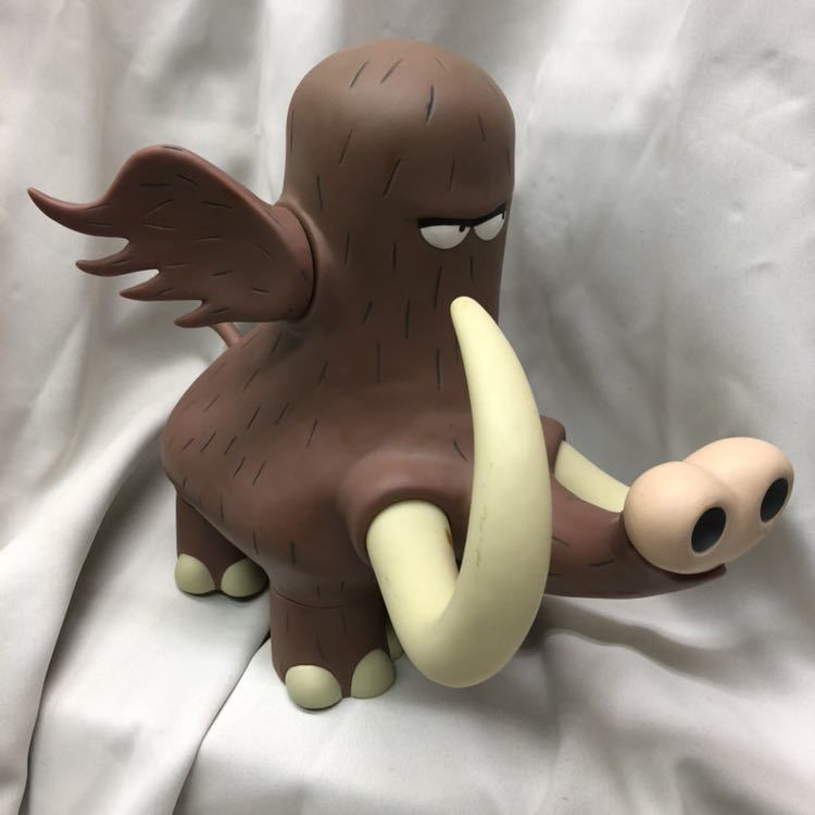 はじめ人間ギャートルズ　牙折れマンモ ソフビ フィギュア フューチャーモデルズ はじめ人間 ギャートルズ ソフビ フィギュア 牙