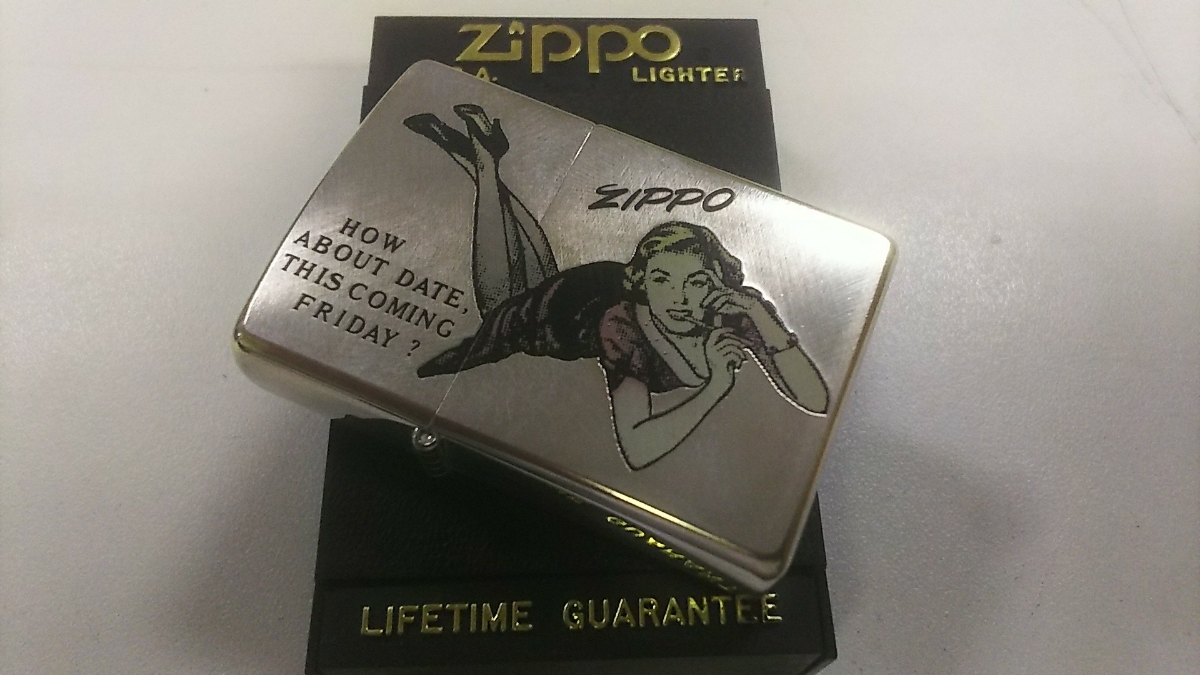 新品！Zippo 女性絵柄