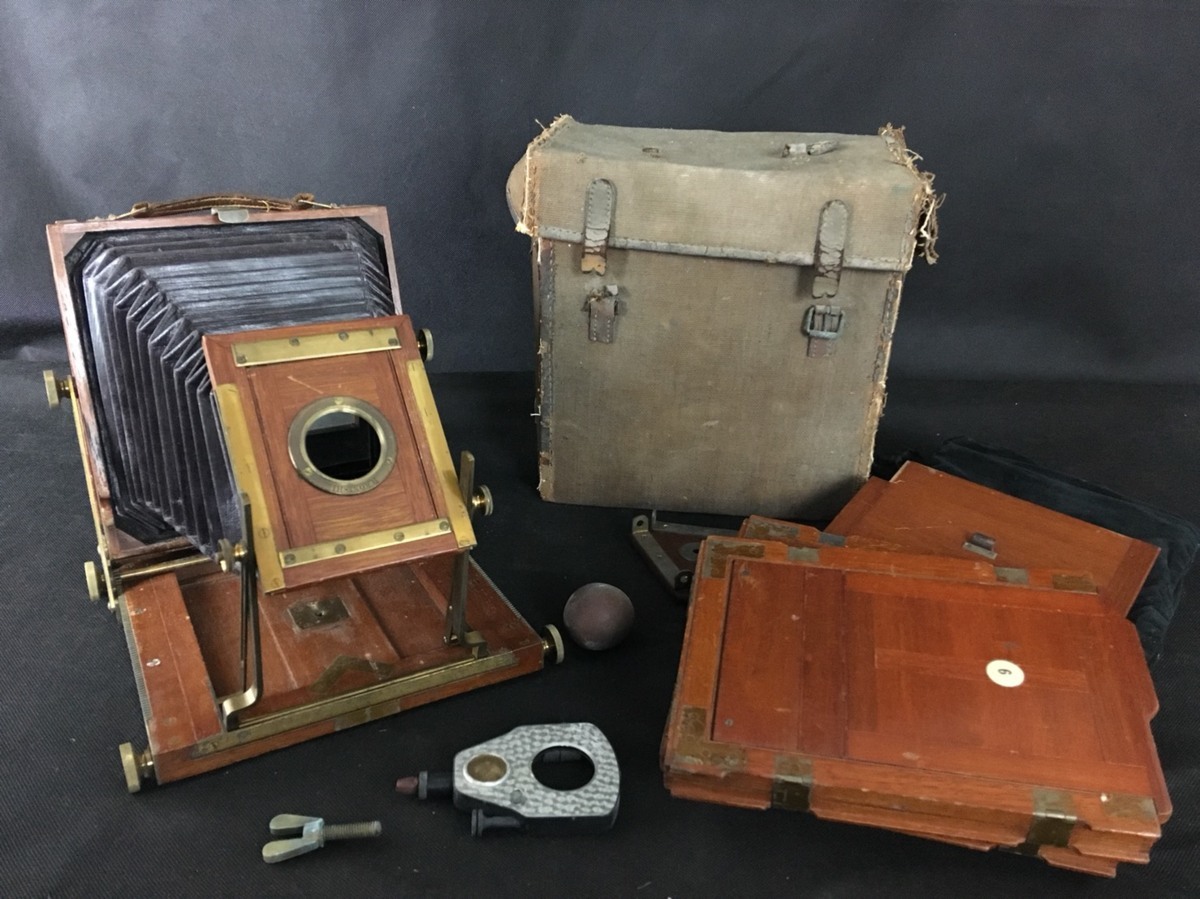 Konishi R. Wood Manufactory Tokyo RARE 6X8 Field Camera [Photo