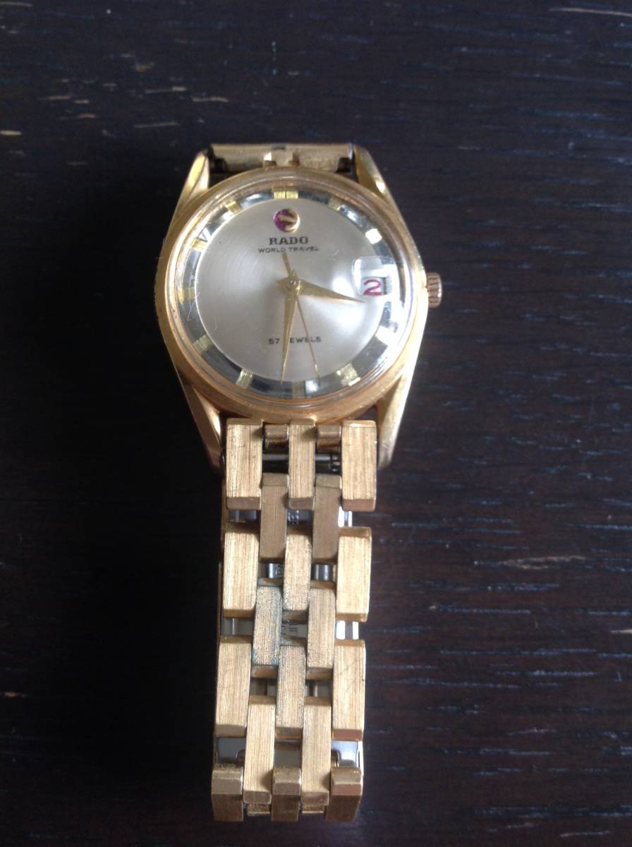 RADO ラドー 腕時計 自動巻 RADO WORLD TRAVEL 57JEWELS (57石) スイス 