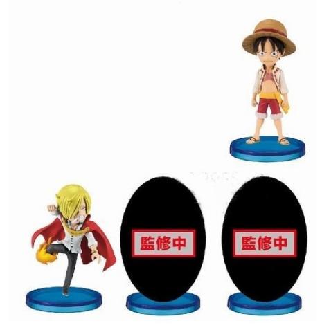 ワンピース ワールドコレクタブル Battle of Luffy 全6種 ワンピース ワールドコレクタブルフィギュア Battle of Luffy Whole