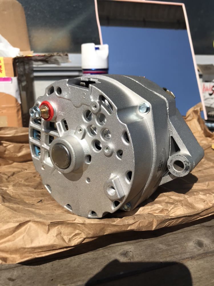 powermaster社オルタネータークローム170Aシボレーインパラハイドロ